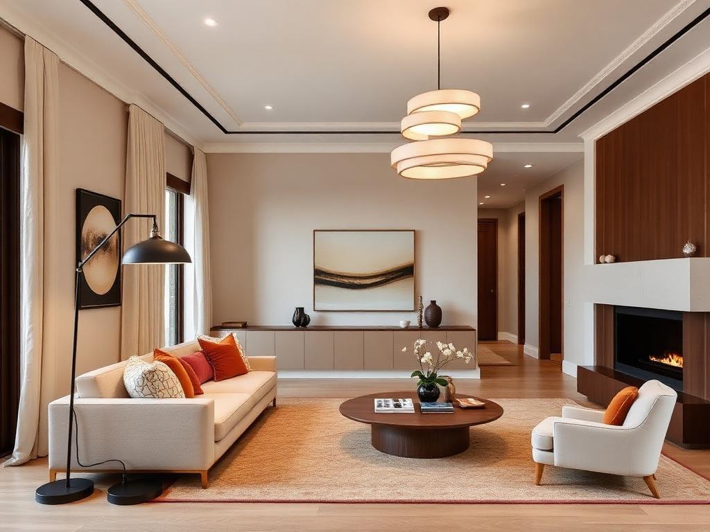 Bespoke living room lighting